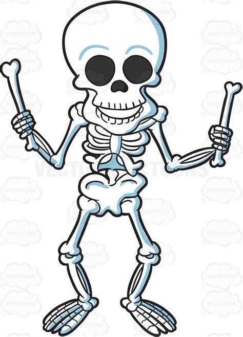 A Skeleton Playing With Bones Halloween Drawings Skeleton Drawings