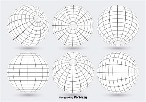 White Globe Grid Vectors 103611 Vector Art At Vecteezy