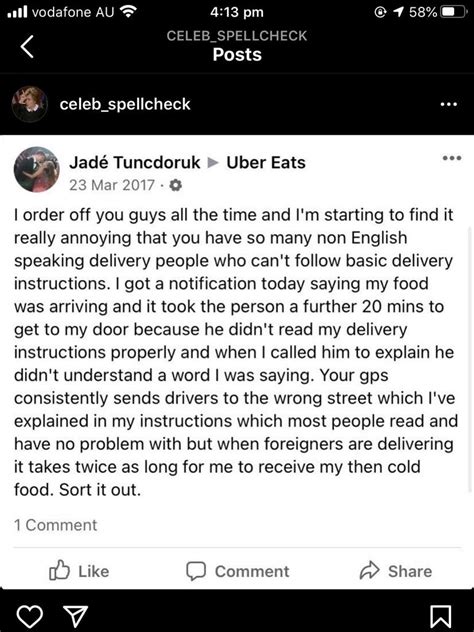 Jade Tuncdoruk Dropped By Cadbury After Ubereats Rant Daily Telegraph