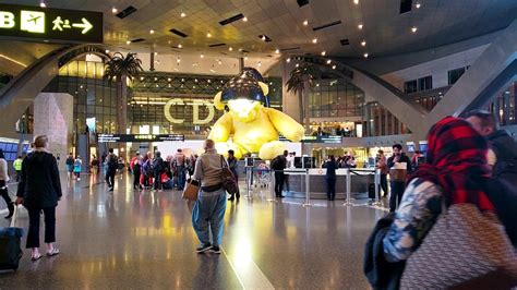 Hamad International Airport Terminal Doha Qatar 1 Youtube