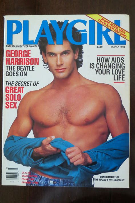 Playgirl Magazine March 1988 1988 Magazine Periodical Sage Rare