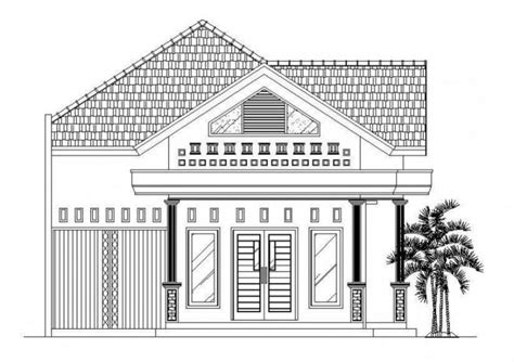 14 Contoh Sketsa Rumah Minimalis Elegan Dan Eksotis