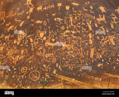 Petroglyphs On Newspaper Rock State Historic Monument Canyonlands