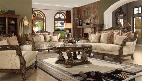Traditional European Style Upholstery 2 Piece Living Room Set By Homey