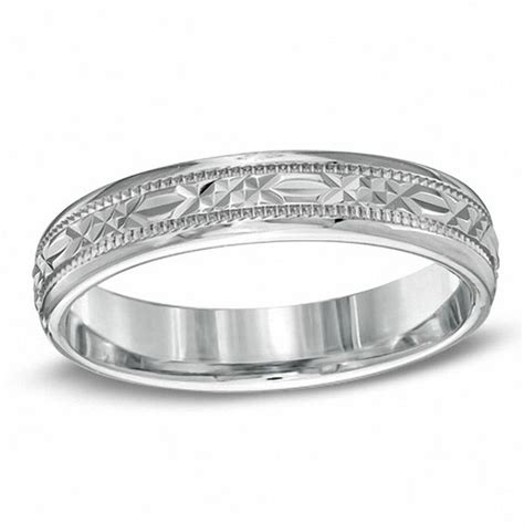 Is comfort fit ring worth it. Ladies' 4.0mm Diamond-Cut Comfort Fit Wedding Band in ...