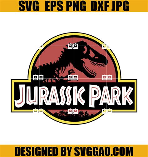 Jurassic Park Svg Jurassic World Svg Jurassic World Blank Logo Svg