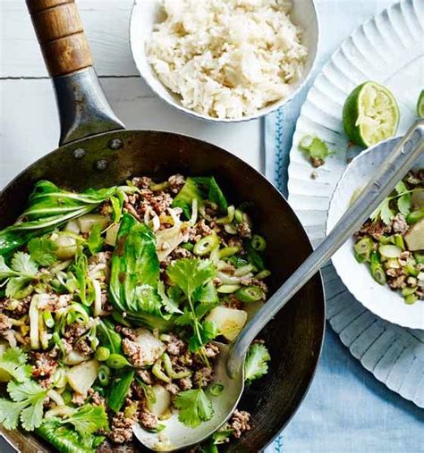 Pineapple pork mince stirfry recipe  Sainsbury`s Magazine