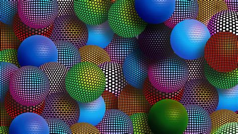 Wallpaper Digital Art Abstract Space Sphere Pattern Circle Ball