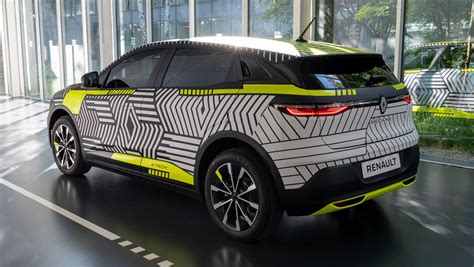New 2022 Renault Megane E Tech Electric Prototypes Hit The Road