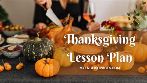 A 3 Activities Thanksgiving Lesson Plan For Esl Students