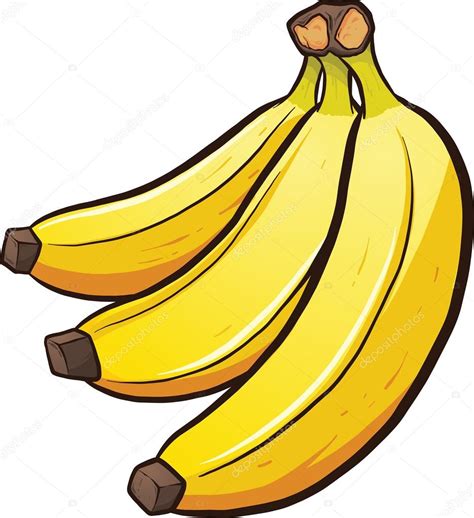 Paquete De Plátanos De Dibujos Animados Vector De Stock Por