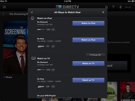 Directv Debuts Revamped Ipad App With Improved Browsing And Navigation