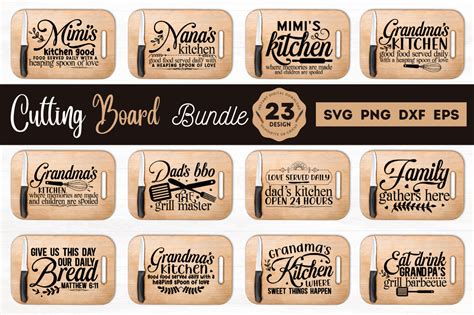 Free Cutting Board Quotes Svg Bundle Graphic By Craftblack Creative