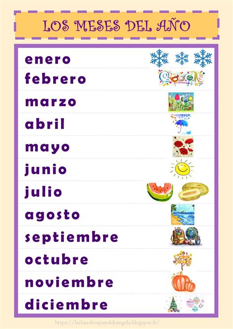 Meses Del Ano Flashcards On Tinycards Bc3