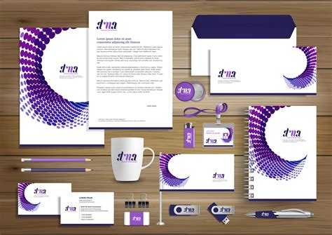 Purple Corporate Business Identity Template Design 677267 Vector Art At