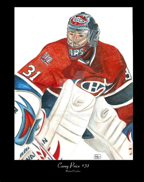 Montreal Canadiens Carey Price By Gie37 On Deviantart