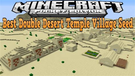 Best Double Desert Temple Village With Diamonds At Spawn Seed Ever