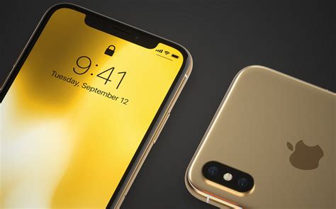 Concept Renders Show Iphone X X Plus In Gold Black And White With