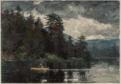 Adirondack Lake Winslow Homer Paintings Winslow Homer Lake Painting