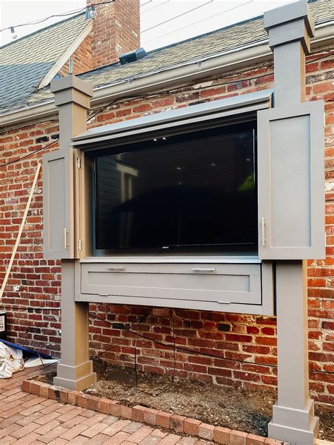 Outdoor Tv Enclosure Drawings Guide Ashley Brooks At Home