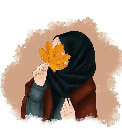 Wallpaper Hijab Hijab Cartoon Girl Cartoon Digital Art Girl