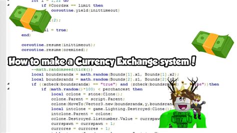 How To Make Currency Exchange System Roblox Youtube