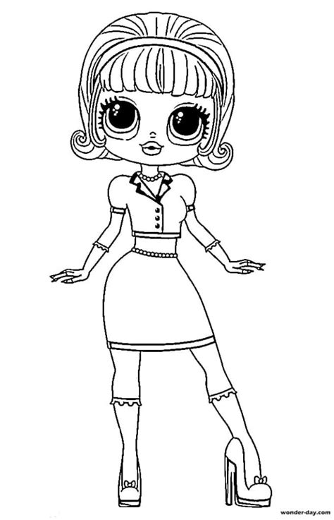 Coloring Pages Lol Omg Dolls Series 3 Coloring Pages Simple