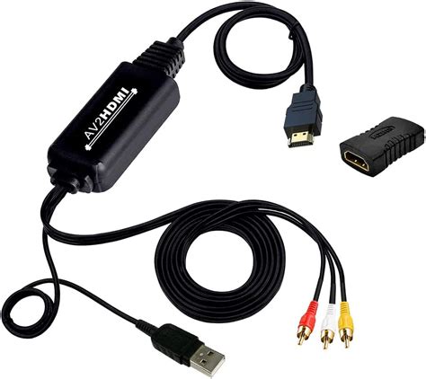 Hdiwousp Rca Cable To Hdmi Converter Av To Hdmi Cable