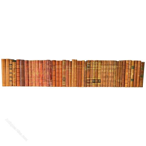 Antiques Atlas Collection Of Leather Bound Books Series 124