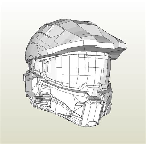 Halo Master Chief Helmet Drawing At Getdrawings Free Download