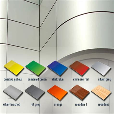Gold Mirror Finished Alucobond Aluminum Composite Panel Ft By Ft Acp