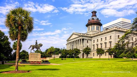 The State Capitals South Carolina Ancestral Findings