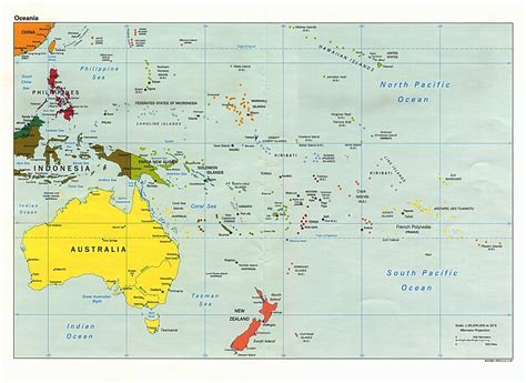 OceanÍa Mapas GeogrÁficos De OceanÍa Mundo Hispánico™
