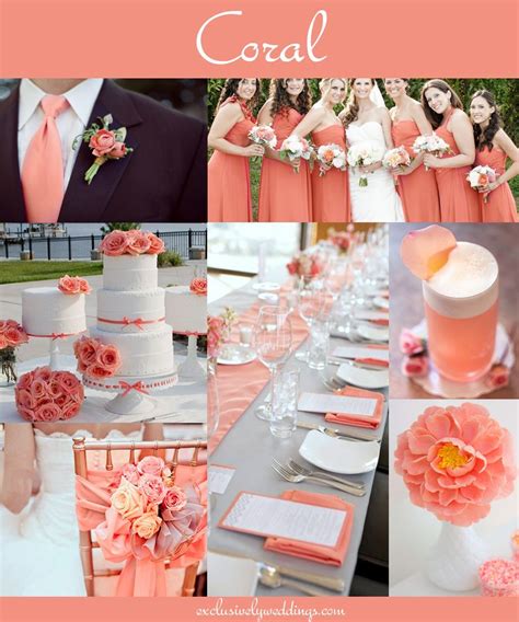 Ideas 55 Of Grey And Coral Wedding Decorations Waridhellotones