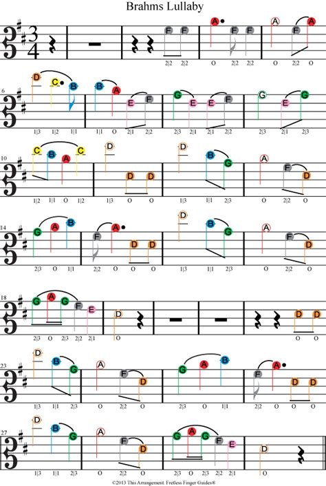 Learn Easy Beginner Viola Songs With Fretless Finger Guides®