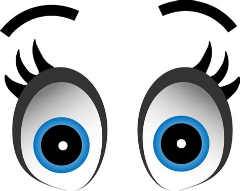 11 Expression Cartoon Eyes With Transparent Background Circle Clipart