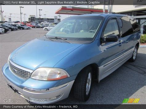 Light Sapphire Blue Metallic 2001 Ford Windstar Sel Medium Graphite