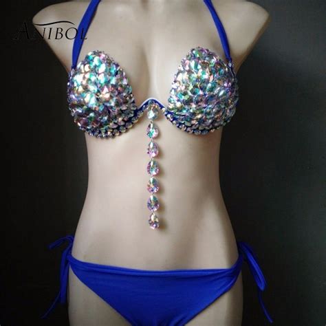 Anibol Luxury Rhinestone Bikini Crystal Diamond Women Swimsuit Bikini My Xxx Hot Girl