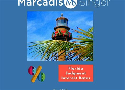 The banks started to experience challenges resulting in bank failures. Florida Judgment Interest Rates Q1, 2018 - Marcadis Singer, PA
