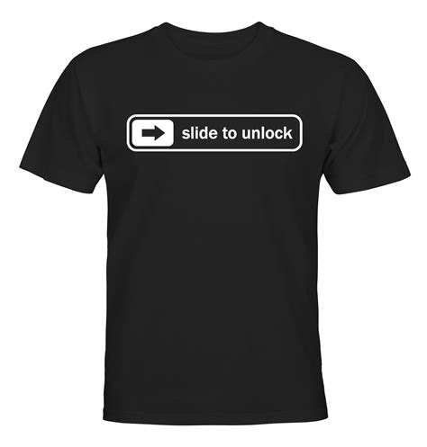 Slide To Unlock T Shirt Herr Vitsig