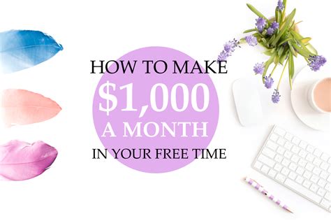 Another way to generate passive income is to invest and be a silent partner in a business. How to Make $1000 A Month In Your Free Time - Passive ...