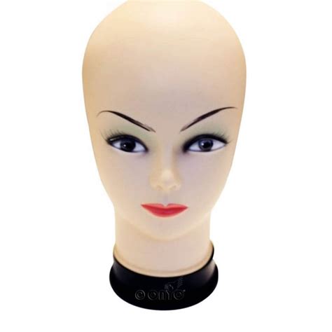 Bald Mannequin Head Female Beige Professional Cosmetology