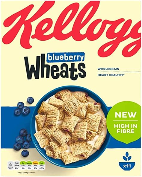 Kellogg S Blueberry Wheats 500g Amazon Co Uk Grocery