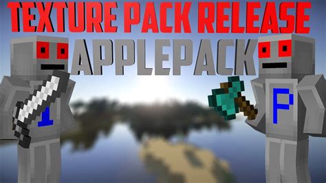 Minecraft Texture Pack Release 01 Apple Pack Hd Youtube
