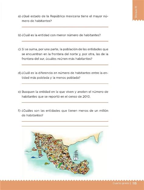 Catálogo de libros de educación básica. Los habitantes de México - Bloque III - Lección 63 ~ Apoyo Primaria