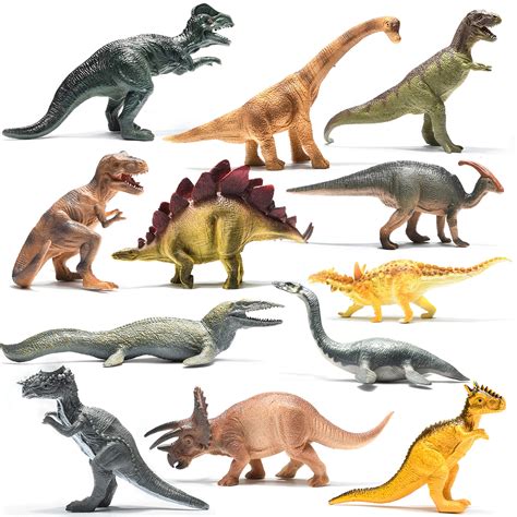 Buy Prextex 25cm Mini Dinosaur Figures Set 12 Pack Of Fun Educational Dinosaur Toys Ideal