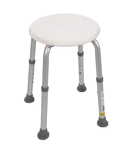 Round Bath Stool Compact Size Will Fit Almost All Tubs And Showers By