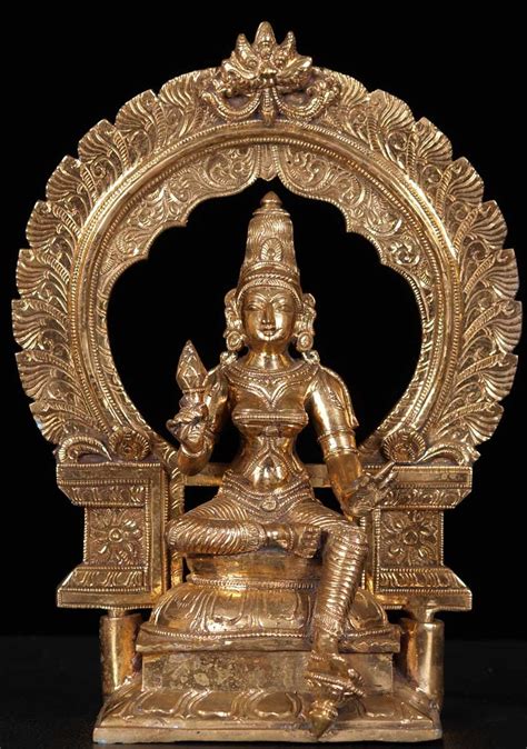 Sold Parvati Statue Holding Flower 11 60b25 Hindu Gods And Buddha