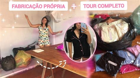 Tour Completo FabricaÇÃo PrÓpria De Pijamas Para Atacadistas As Tags Da Minha Loja Chegaram