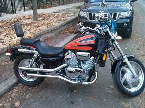 Although both bikes share the 90 degree v tour, the sabre. My 1999 Honda Magna V45. : bikesgonewild